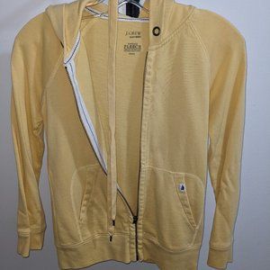 J. Crew Yellow hoodie with great pockets